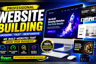 make professional and interactive websites for you