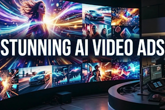 create stunning ai video ads, ai commercial ads and ai promo videos