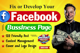 professionally create facebook page