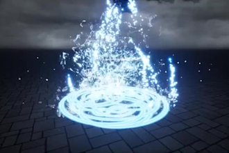 create unreal engine vfx in niagara particle systems, unreal engine game vfx