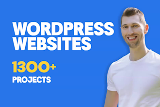 design a modern wordpress website for your business