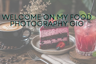 create premium food photography for restaurant menus