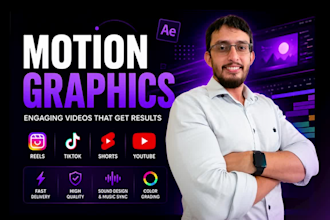 create professional motion graphics animation