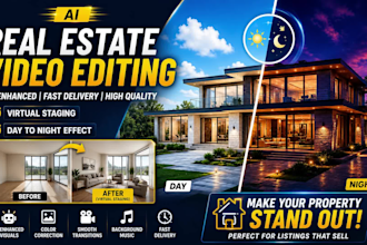 edit professional ai real estate videos