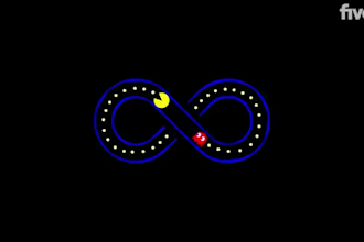 create a classic pacman game, 2d arcade game, maze game and retro game