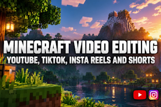 edit minecraft shorts tiktoks youtube and instagram reels