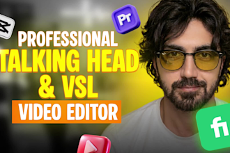 edit professional talking head and vsl videos