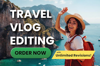 edit cinematic travel vlogs for youtube
