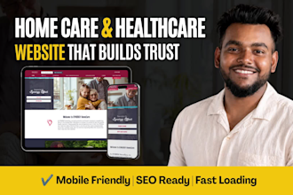 design home care and healthcare wordpress website