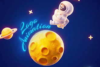 create a professional 2d 3d logo animation and reveal