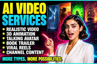 create realistic ai video and ai animation videos