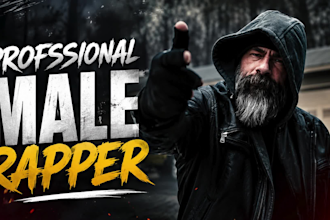 be your male rapper ghostwriter rap, hip hop rapper male singer, uk drill rapper