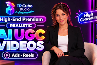 create premium realistic ai ugc video ads