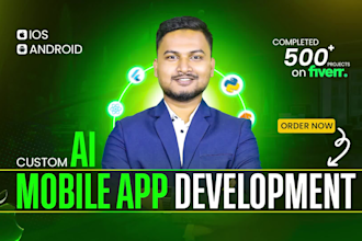 build ai chatbot ai mobile app development ai website as ai developer with llm