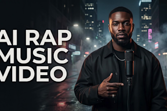 create stunning ai rap music video