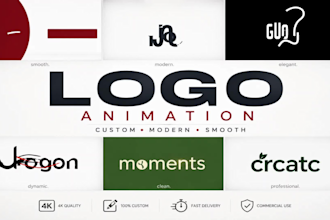 create smooth custom logo animation