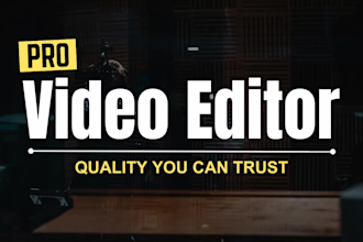 your professional video editor for online courses