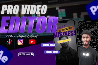 do viral talking head video editing