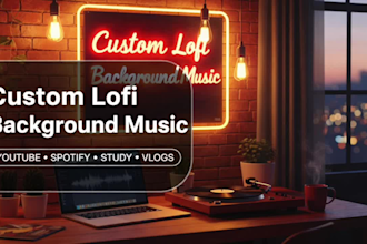 craft unique lofi background music for youtube, spotify, study, vlogs, apps