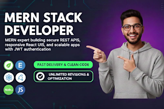 build a full stack mern web app, saas dashboard, or custom web application