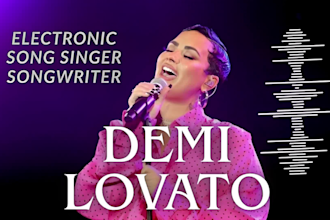 be your female topline singer songwriter for pop, rock, electronic song
