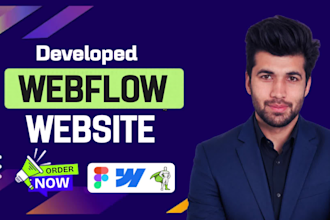 develop a webflow website with smooth gsap animations