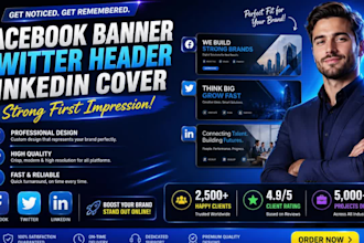 design facebook banner, instagram post and google ads banners