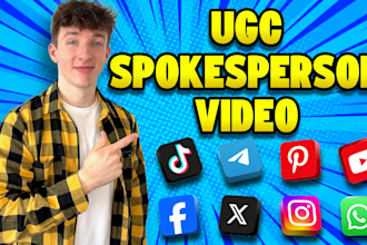 make authentic male ugc spokesperson video content for social proof or ad reads