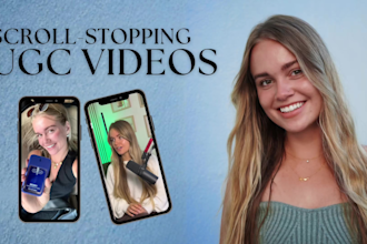 create a selfie style video for your product