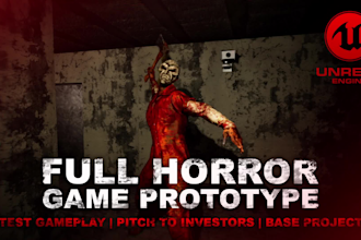 create a playable horror game prototype in ue5