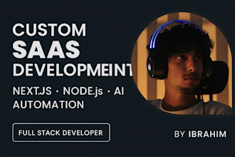 develop a scalable, production ready saas platform