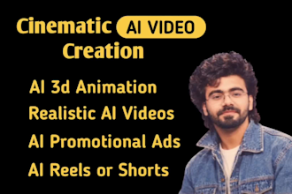 create ai animation videos, ai realistic videos in 24 hours
