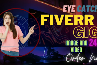 create awesome gig video or gig image to promote your gig