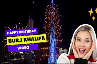 create happy birthday video for birthday wish