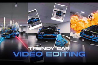 edit car reel and tiktok, trendy car videos, automotive edit