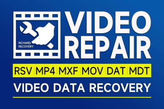repair corrupted mov mp4 mxf video file convert dat mdt sony rsv data recovery
