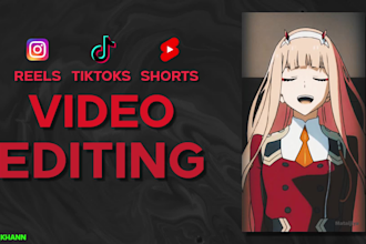 make you an anime edit for your tiktoks, shorts and reels