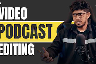 do video podcast editing for your interviews, zoom recording