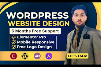 create wordpress website design, redesign wordpress business website development