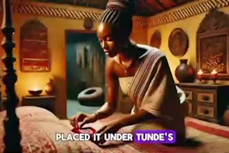 create captivating 5 ai video art for african folktales and bedtime stories