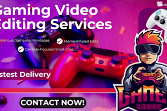 edit your gaming video to be funny montage