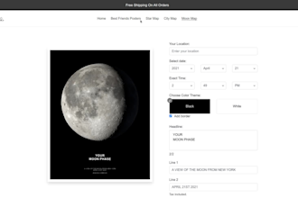 do custom moon map generation software