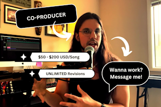 record live instruments, top line melodies and co produce