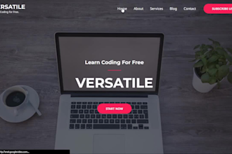 design a modern wordpress website or blog website design