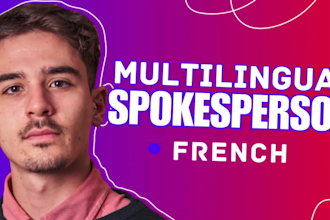 be your spokesperson video or ugc video creator in french