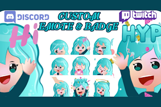 create custom animated emotes twitch emotes discord emotes
