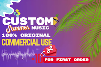 create summer, pop music for your projects