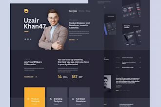 create your professional portfolio, business, resume website