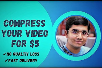 compress your video and PDF size in 1 hour
