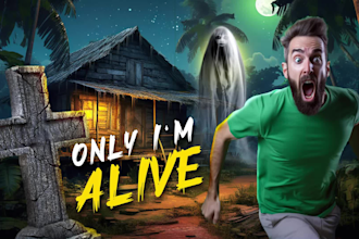 make an eye catchy youtube thumbnail design